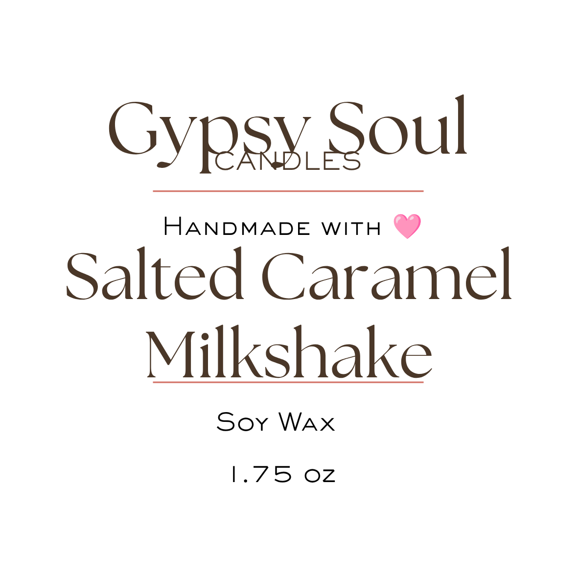 Salted Caramel Milkshake- Samples