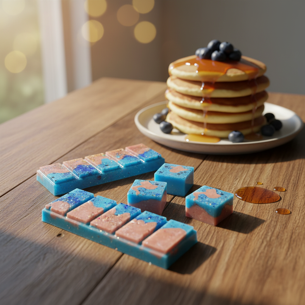 Wax Melt Snap Bars - Rustic Breakfast Scene
